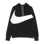 Tech Fleece Hoodie Zwart/Wit Nike , Black , Heren