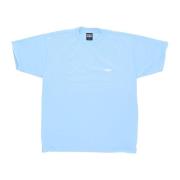 Hemelsblauwe Heavyweight Tee Heren T-shirt Obey , Blue , Heren