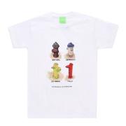 Stad Print Wit Tee Heren T-shirt HUF , White , Heren