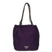 Pre-owned Fabric prada-bags Prada Vintage , Purple , Dames