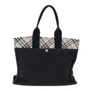 Pre-owned Canvas handbags Burberry Vintage , Black , Dames