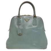 Pre-owned Leather prada-bags Prada Vintage , Blue , Dames