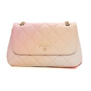 Gewatteerde Chanel Stijl Tas Pollini , Pink , Dames