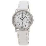 Pre-owned Stainless Steel watches Bvlgari Vintage , White , Heren