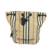 Pre-owned Fabric totes Burberry Vintage , Beige , Dames