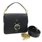 Pre-owned Leather handbags Coach Pre-owned , Black , Dames