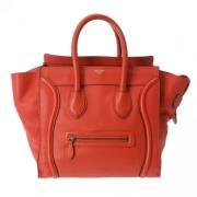 Pre-owned Leather celine-bags Celine Vintage , Orange , Dames