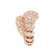 Pre-owned Rose Gold rings Bvlgari Vintage , Pink , Dames