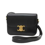 Pre-owned Leather celine-bags Celine Vintage , Black , Dames