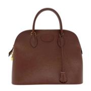 Pre-owned Leather handbags Hermès Vintage , Brown , Dames