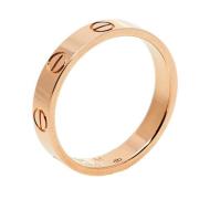 Pre-owned Rose Gold rings Cartier Vintage , Yellow , Dames