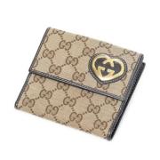 Pre-owned Canvas wallets Gucci Vintage , Beige , Dames