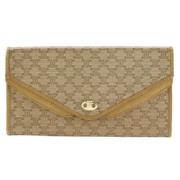 Pre-owned Plastic wallets Celine Vintage , Beige , Dames