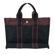 Pre-owned Fabric handbags Hermès Vintage , Black , Dames