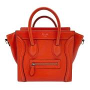 Pre-owned Leather celine-bags Celine Vintage , Orange , Dames