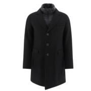 Zwarte Winterjassen Herno , Black , Heren