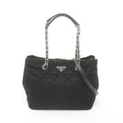 Pre-owned Nylon prada-bags Prada Vintage , Black , Dames