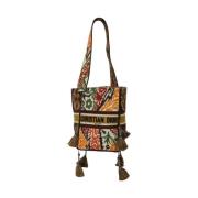 Pre-owned Canvas totes Dior Vintage , Multicolor , Dames