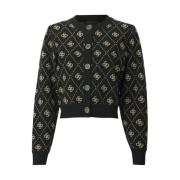 Stijlvolle Gebreide Cardigan Sweater Guess , Black , Dames