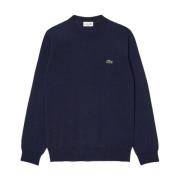 Blauwe Textiel Heren Jersey Lacoste , Blue , Heren