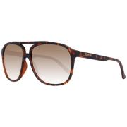 Bruine Heren Pilotenzonnebril Verloop Guess , Brown , Heren