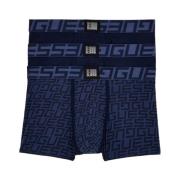 Boxer Set Guess , Blue , Heren