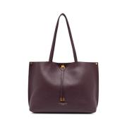 Egle Leren Tas in O-stijl Gianni Chiarini , Purple , Dames