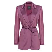 Stijlvolle Jassen voor Vrouwen Pinko , Purple , Dames