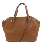 Pre-owned Leather handbags Coach Pre-owned , Brown , Dames