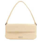 Pre-owned Leather handbags Burberry Vintage , Beige , Dames