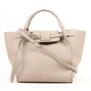 Pre-owned Leather celine-bags Celine Vintage , Beige , Dames