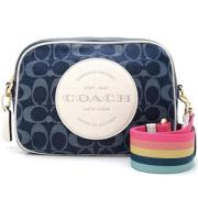 Pre-owned Canvas shoulder-bags Coach Pre-owned , Blue , Dames