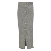 Grijze Rokken met Lurex Detail Liu Jo , Gray , Dames