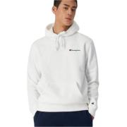 Witte hoodie met geborduurd logo Champion , White , Heren