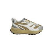 Gouden Witte Mercury Elite Sneakers Diadora , Multicolor , Dames