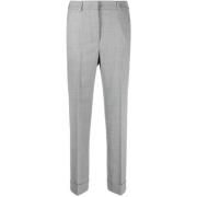 Getailleerde straight-leg broek Peserico , Gray , Dames