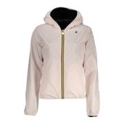 Sportieve Roze Omkeerbare Hoodie Jas K-Way , Pink , Dames