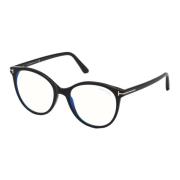 Blauw Blok Brillen Montuur Tom Ford , Black , Unisex