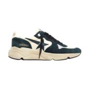 Ster Leren Sportschoenen Golden Goose , Blue , Heren