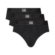 Zijden Nachtkleding Set Guess , Black , Heren