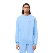 Celeste Crewneck Basic Sweatshirt Lacoste , Blue , Heren