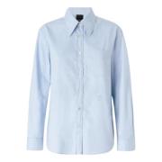 Lichtblauwe Oxford Overhemden Pinko , Blue , Dames