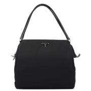 Pre-owned Leather handbags Prada Vintage , Black , Dames