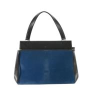 Pre-owned Leather celine-bags Celine Vintage , Blue , Dames