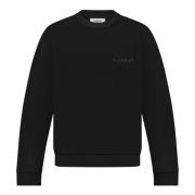 Tonal Logo Trui Flaneur Homme , Black , Heren