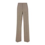 Cappuccino wollen broek Moschino , Beige , Dames