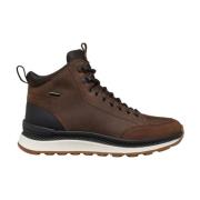 Bruine Casual Herenlaarzen Geox , Brown , Heren