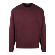 Katoenen Crewneck Sweatshirt Fw24 C.p. Company , Red , Heren