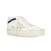 Leren sneakers met suède afwerking Golden Goose , White , Dames