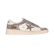 Zilver Glitter Ster Sneakers Golden Goose , Multicolor , Dames